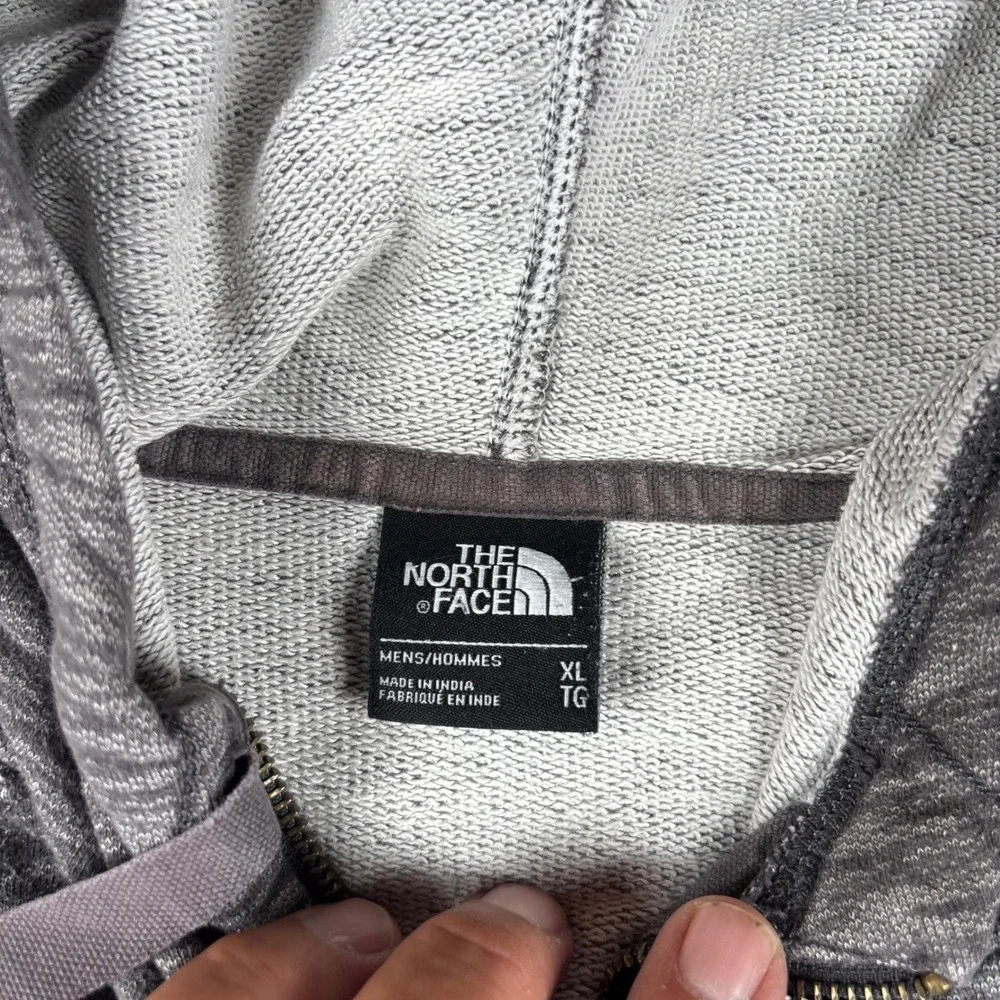 The North Face Canyonlands Fleece Hoodie Men's XL Gray Full Zip TCH6 Gorpcore